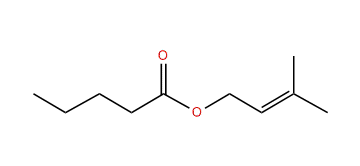 3-Methyl-2-butenyl pentanoate